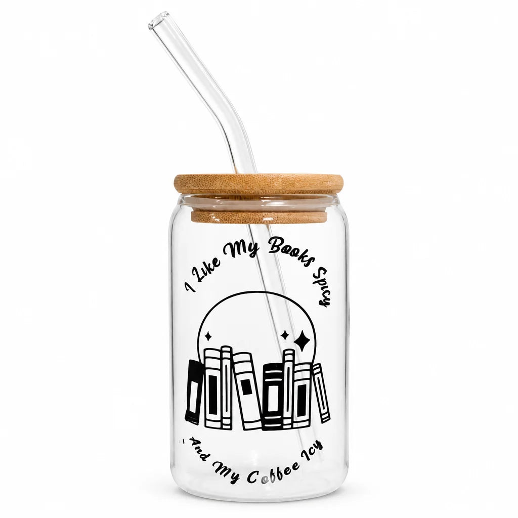 Books & Brews Glass – Clear