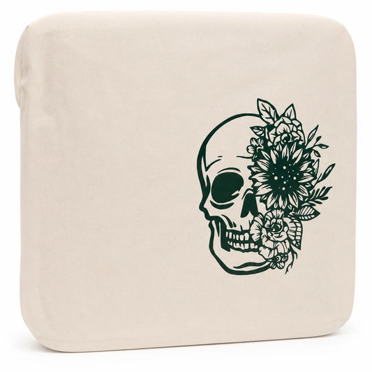 Garden Skull Custom Print – Natural