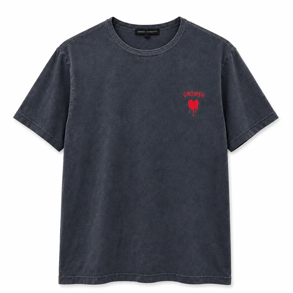 Growth Signal Tee – Washed charcoal