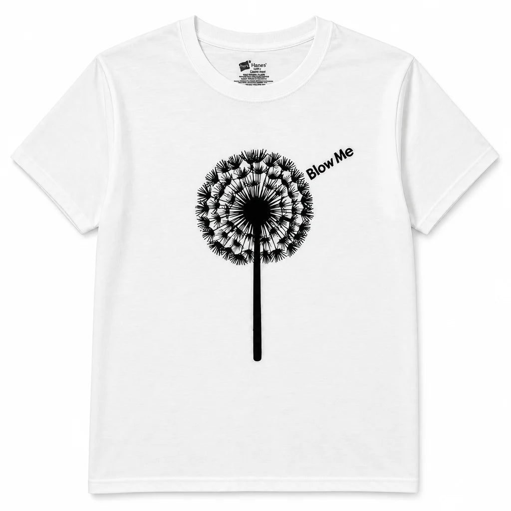 Blow Me Tee – White