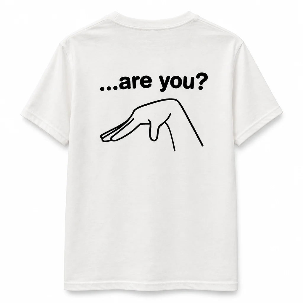 What Are You? Tee – White