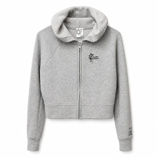 Soft Focus Hoodie – Heather grey